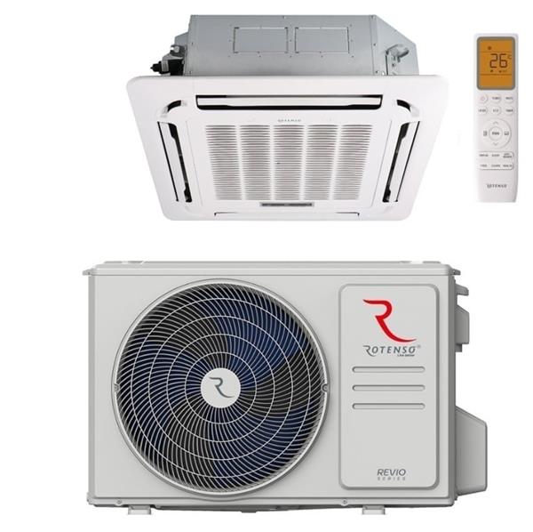 Grote foto rotenso cassette tenji 10 kw set airconditioner 3 fase witgoed en apparatuur ventilatoren en airco