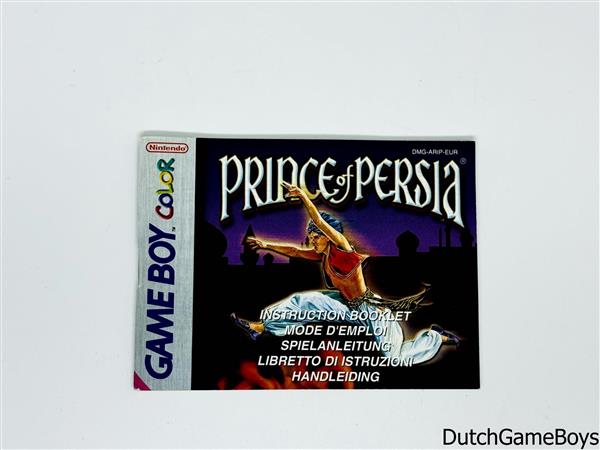 Grote foto gameboy color prince of persia eur manual spelcomputers games overige nintendo games