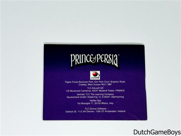 Grote foto gameboy color prince of persia eur manual spelcomputers games overige nintendo games