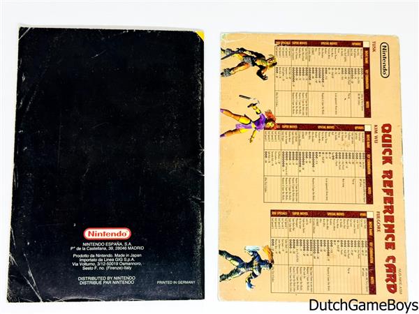 Grote foto nintendo 64 n64 killer instinct gold ngae manual quick reference card spelcomputers games overige nintendo games