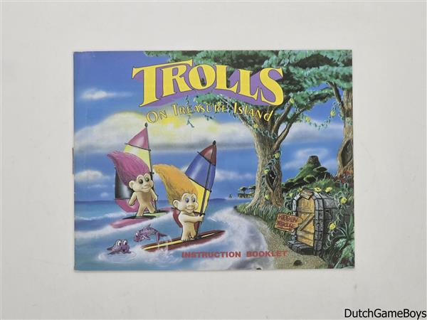 Grote foto nintendo nes trolls on treasure island usa manual spelcomputers games overige nintendo games