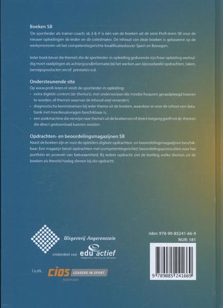 Grote foto de sportleider als trainer coach boeken overige boeken