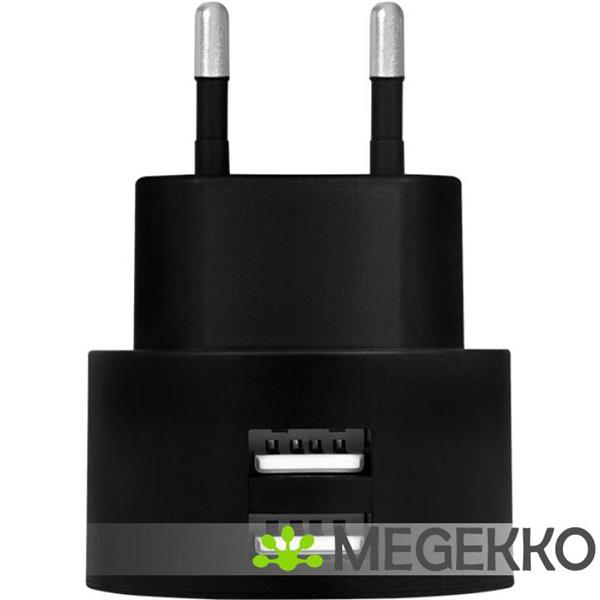 Grote foto logilink pa0218 usb wall charger 2 aansluitingen computers en software overige computers en software
