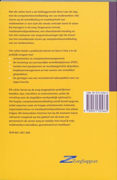 Grote foto sturen op competentieontwikkeling zorgmanagement in de praktijk 1 boeken overige boeken