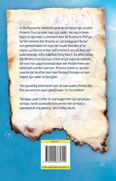 Grote foto artemis fowl 2 de russische connectie artemis fowl 2 boeken jeugd 13 jaar en ouder