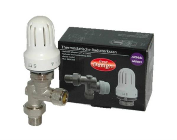Grote foto best design thermo radiatorkraan axiaal best design doe het zelf en verbouw sanitair