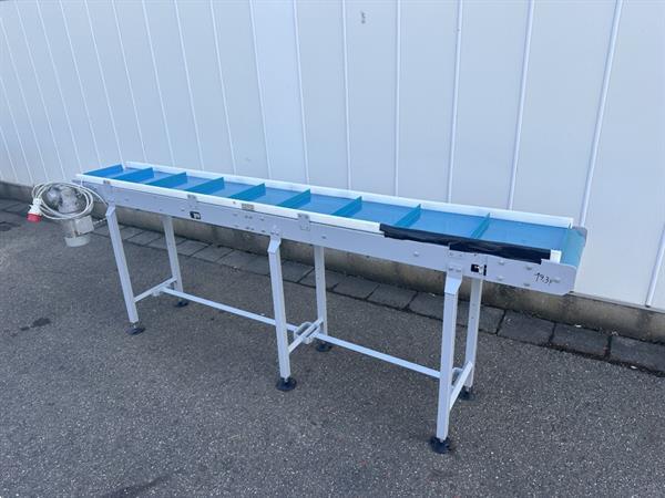 Grote foto profitech transportband met meenemers 285 x 35 cm doe het zelf en verbouw afvalverwerking