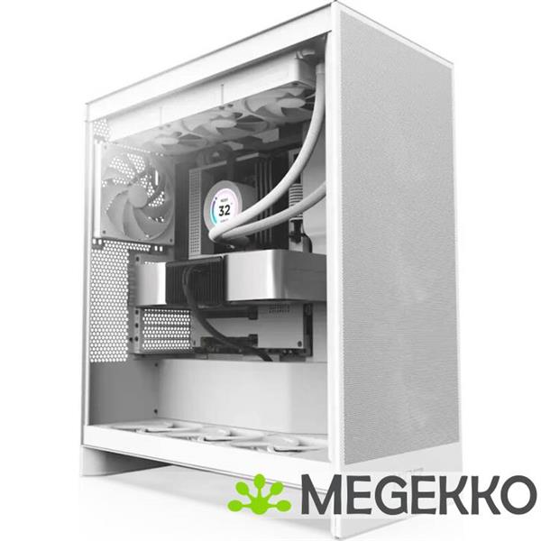 Grote foto nzxt h7 flow white 2024 computers en software behuizingen en kasten