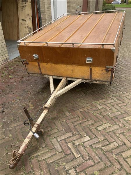 Grote foto aanhangwagen auto diversen aanhangers