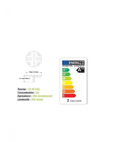 Grote foto vechline lamp led g4 2w 250lumen 12leds caravans en kamperen caravan accessoires