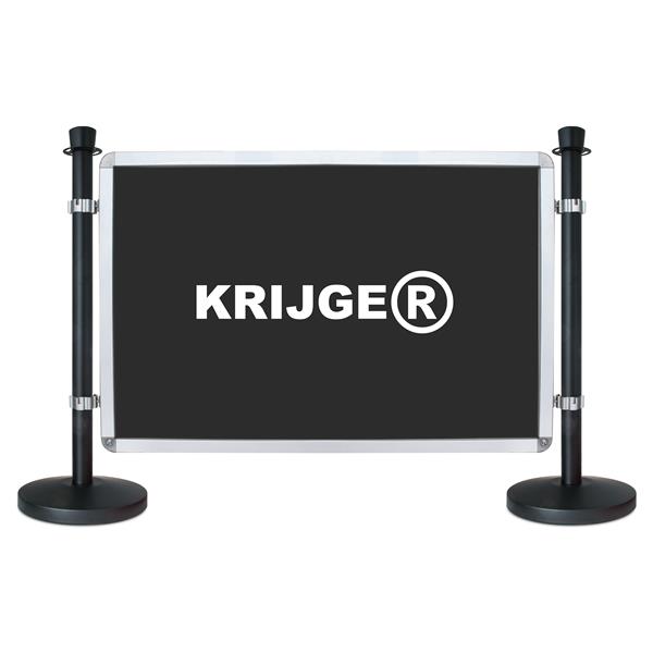 Grote foto beurs scherm met banner zakelijke goederen meubilair en inrichting