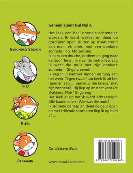 Grote foto geheim agent nul nul k geronimo stilton 35 boeken jeugd 13 jaar en ouder
