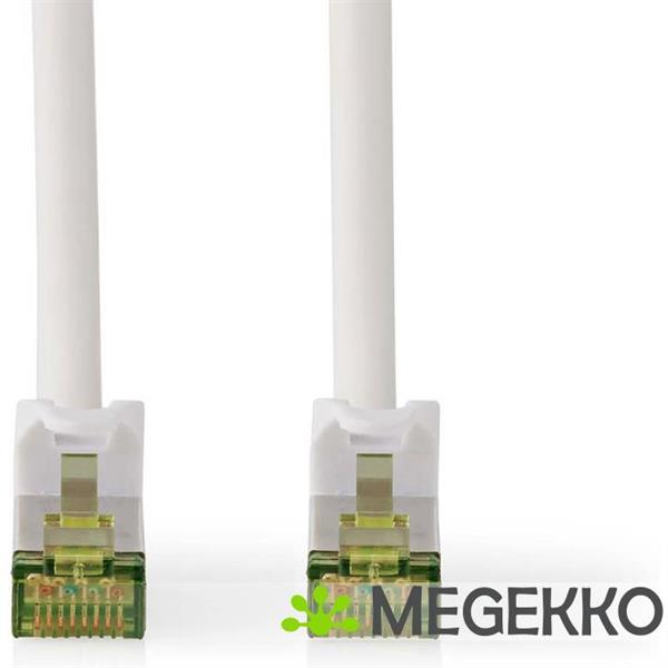 Grote foto cat7 netwerkkabel s ftp rj45 male rj45 male 20.0 m snagless rond lszh wit label computers en software netwerkkaarten routers en switches