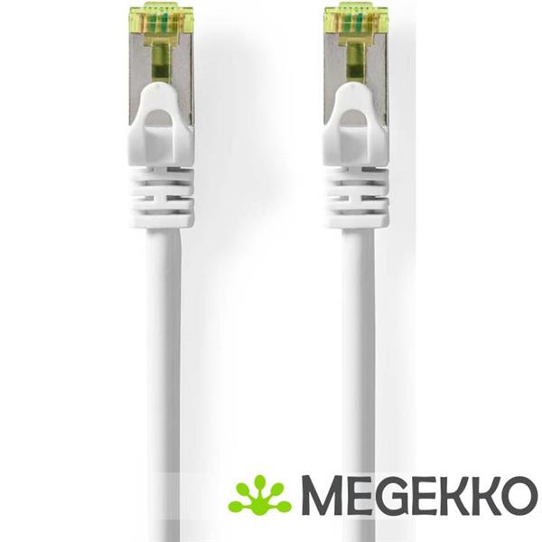 Grote foto cat7 netwerkkabel s ftp rj45 male rj45 male 20.0 m snagless rond lszh wit label computers en software netwerkkaarten routers en switches