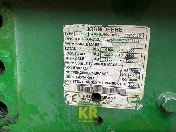 Grote foto john deere 6115r 691115 agrarisch tractoren