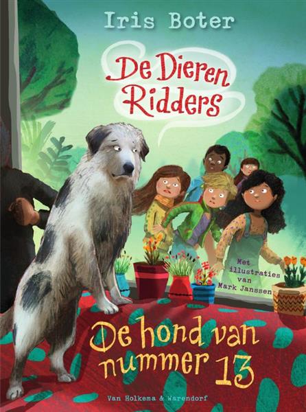 Grote foto de hond van nummer 13 de dierenridders 3 boeken jeugd 13 jaar en ouder