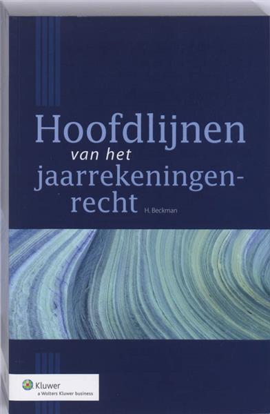 Grote foto hoofdlijnen van het jaarrekeningenrecht boeken wetenschap