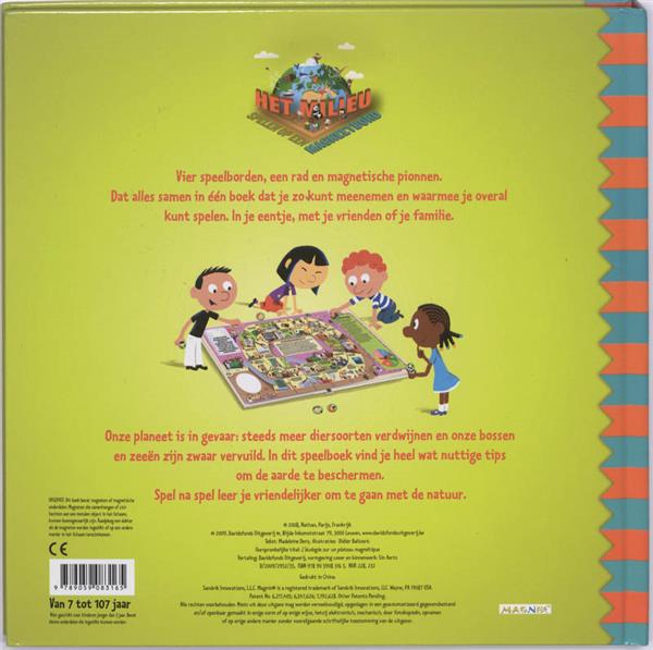 Grote foto milieu op een magneetbord het boeken jeugd 13 jaar en ouder