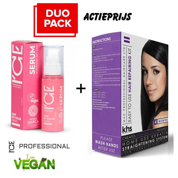 Grote foto khs smoothing straight kit ice olie naar keuze 3 soorten kleding dames sieraden