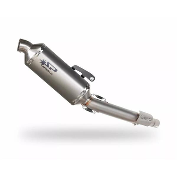 Grote foto spark exhaust dakar high yamaha tenere 700 titanium motoren overige accessoires