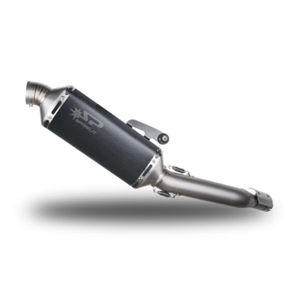 Grote foto spark exhaust dakar high yamaha tenere 700 black motoren overige accessoires