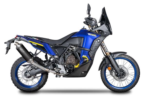 Grote foto spark exhaust dakar high yamaha tenere 700 black motoren overige accessoires