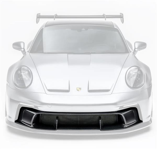 Grote foto dit betreft een porsche 992 gt3 adro carbon voorbumper lucht happer auto onderdelen tuning en styling