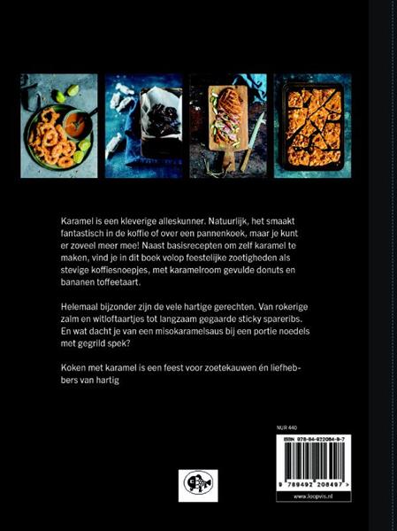 Grote foto koken met karamel boeken kookboeken