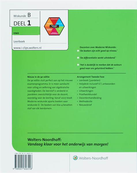 Grote foto moderne wiskunde 1 vwo b boeken wetenschap
