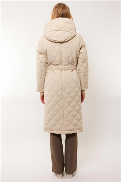 Grote foto eviana coat sand kleding dames overige kledingstukken