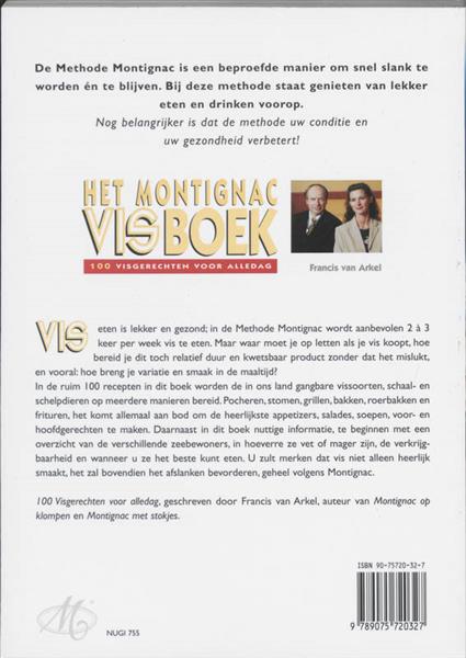 Grote foto het montignac visboek boeken wetenschap