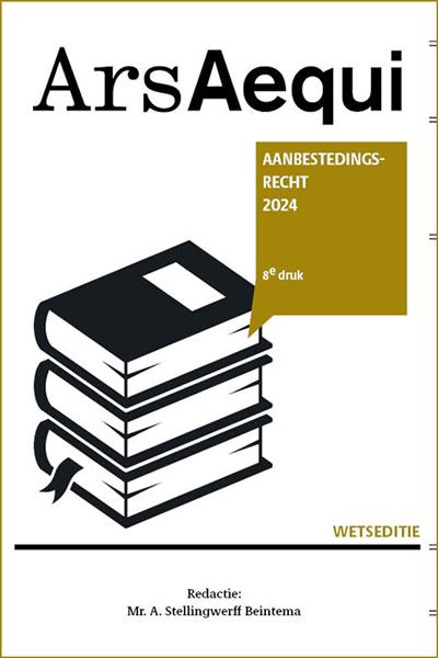Grote foto aanbestedingsrecht 2024 ars aequi wetseditie boeken wetenschap