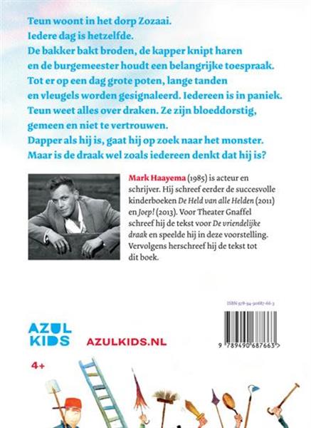 Grote foto de vriendelijke draak boeken jeugd 13 jaar en ouder