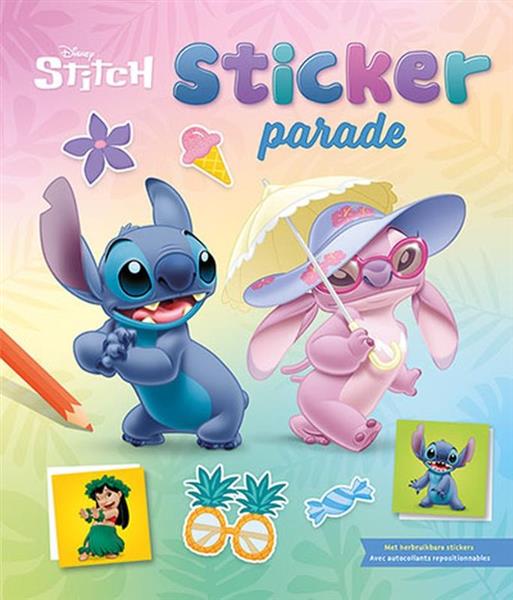 Grote foto disney sticker parade stitch boeken jeugd 13 jaar en ouder