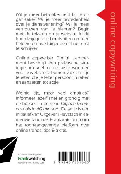 Grote foto online copywriting in 60 minuten 60 minuten serie boeken overige boeken
