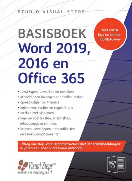Grote foto basisboek word 2019 2016 en office 365 boeken informatica computer