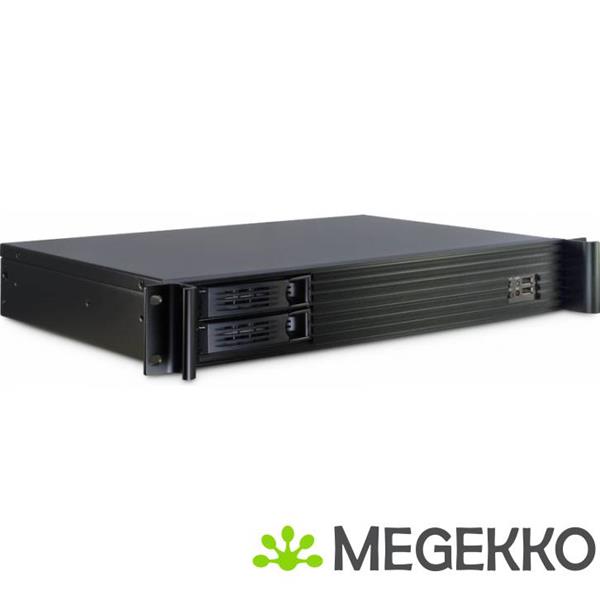 Grote foto inter tech 1.5u 1528l rack zwart computerbehuizing computers en software behuizingen en kasten