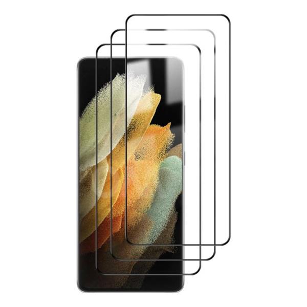 Grote foto 3 pack samsung galaxy s22 screen protector tempered glass film gehard glas telecommunicatie mobieltjes