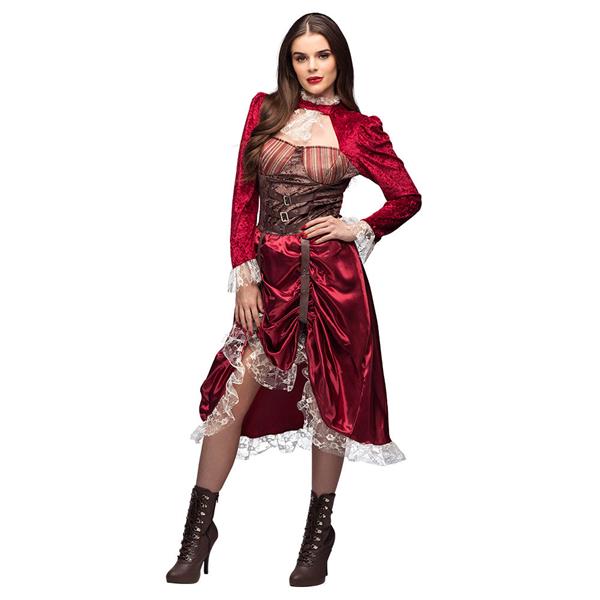 Grote foto steampunk jurk rood dames verzamelen overige verzamelingen