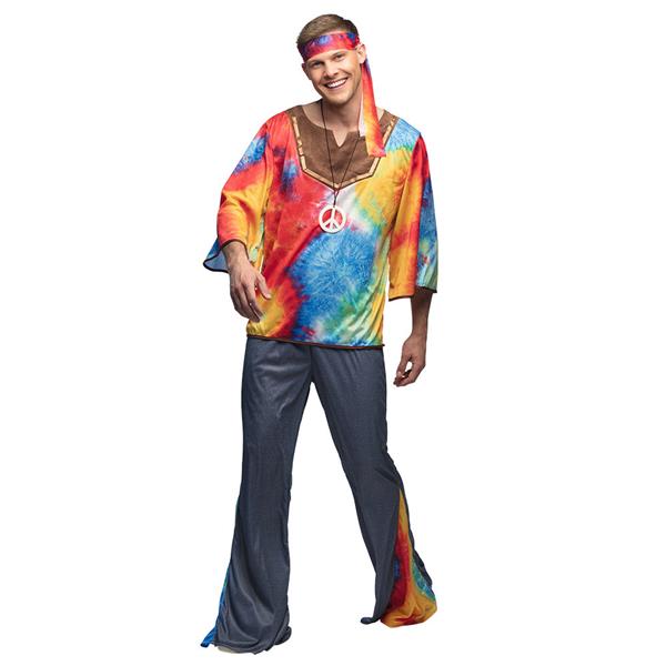 Grote foto hippie 60s kostuum heren 4 delig verzamelen overige verzamelingen