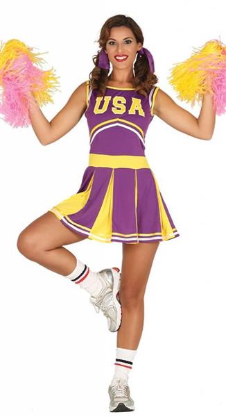 Grote foto cheerleader pak paars verzamelen overige verzamelingen