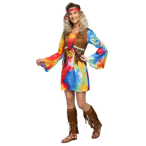 Grote foto hippie 60s jurk dames peace verzamelen overige verzamelingen