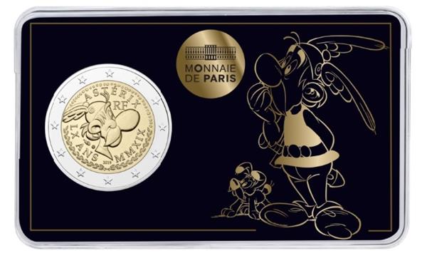 Grote foto frankrijk 2 euro 2019 asterix obelix en idefix coincard serie verzamelen munten overige