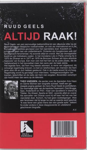 Grote foto ruud geels altijd raak boeken hobby en vrije tijd