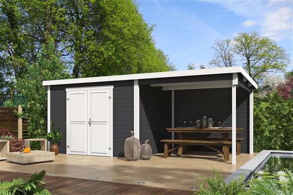 Grote foto tuinhuis blokhut kjeld 550x250x211 cm tuin en terras tuinhuisjes en blokhutten