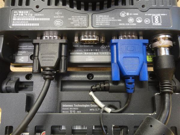 Grote foto intermec thor cv31 vehicle mount windows computer scanner cv31a1apaccp0000 telecommunicatie tablets