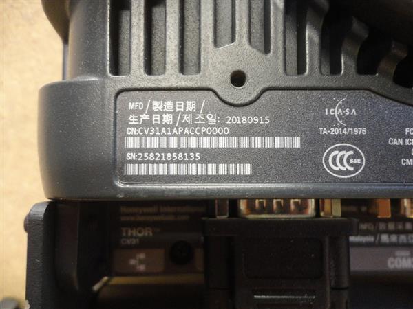 Grote foto intermec thor cv31 vehicle mount windows computer scanner cv31a1apaccp0000 telecommunicatie tablets