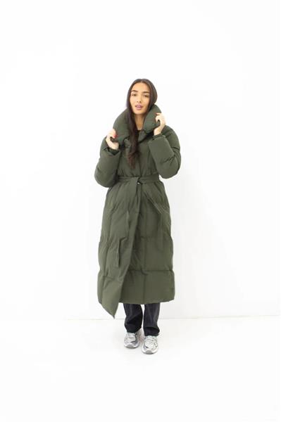 Grote foto winterjas gewatteerde lang do coat 7516 kleding dames overige kledingstukken