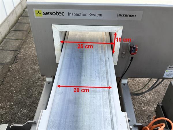 Grote foto bizerba sesotec varicon 1300 200 250 150 125 t1 metaaldetector met blazer agrarisch tuinbouw