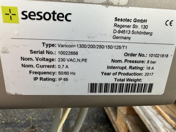 Grote foto bizerba sesotec varicon 1300 200 250 150 125 t1 metaaldetector met blazer agrarisch tuinbouw